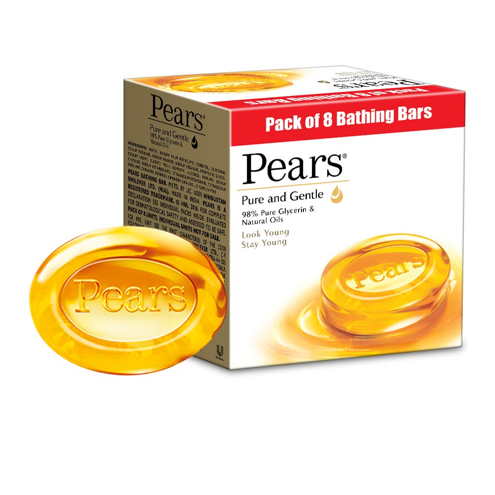 Pears Pure And Gentle Bathing Bar Grocery Town